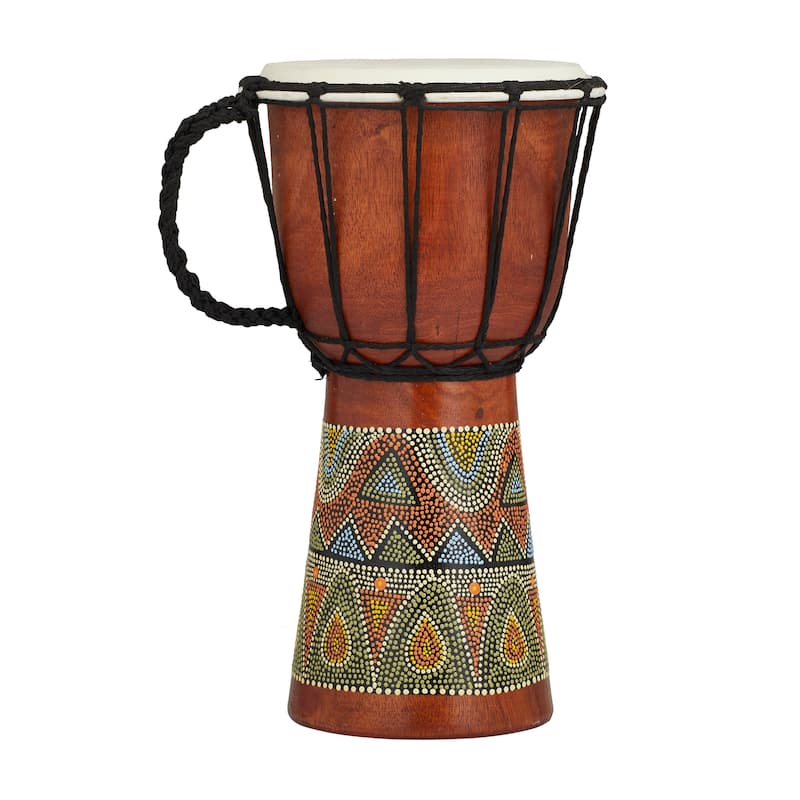 Djembe Drum Inspired Bohemian Sculpture