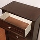 preview thumbnail 3 of 3, Dospat Transitional Wood 1-Drawer Lower Open Shelf Nightstand by Furniture of America