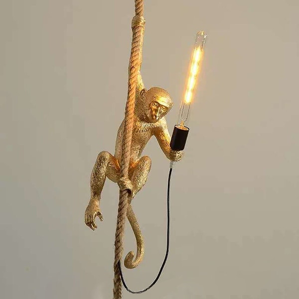 Monkey hanging light cheap