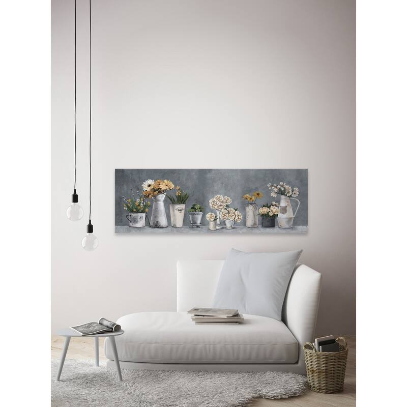 'Unconventional Pots' Painting Print on Wrapped Canvas