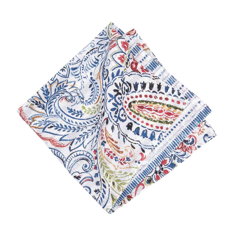Payton Paisley Napkin Set of 6 - Multicolored