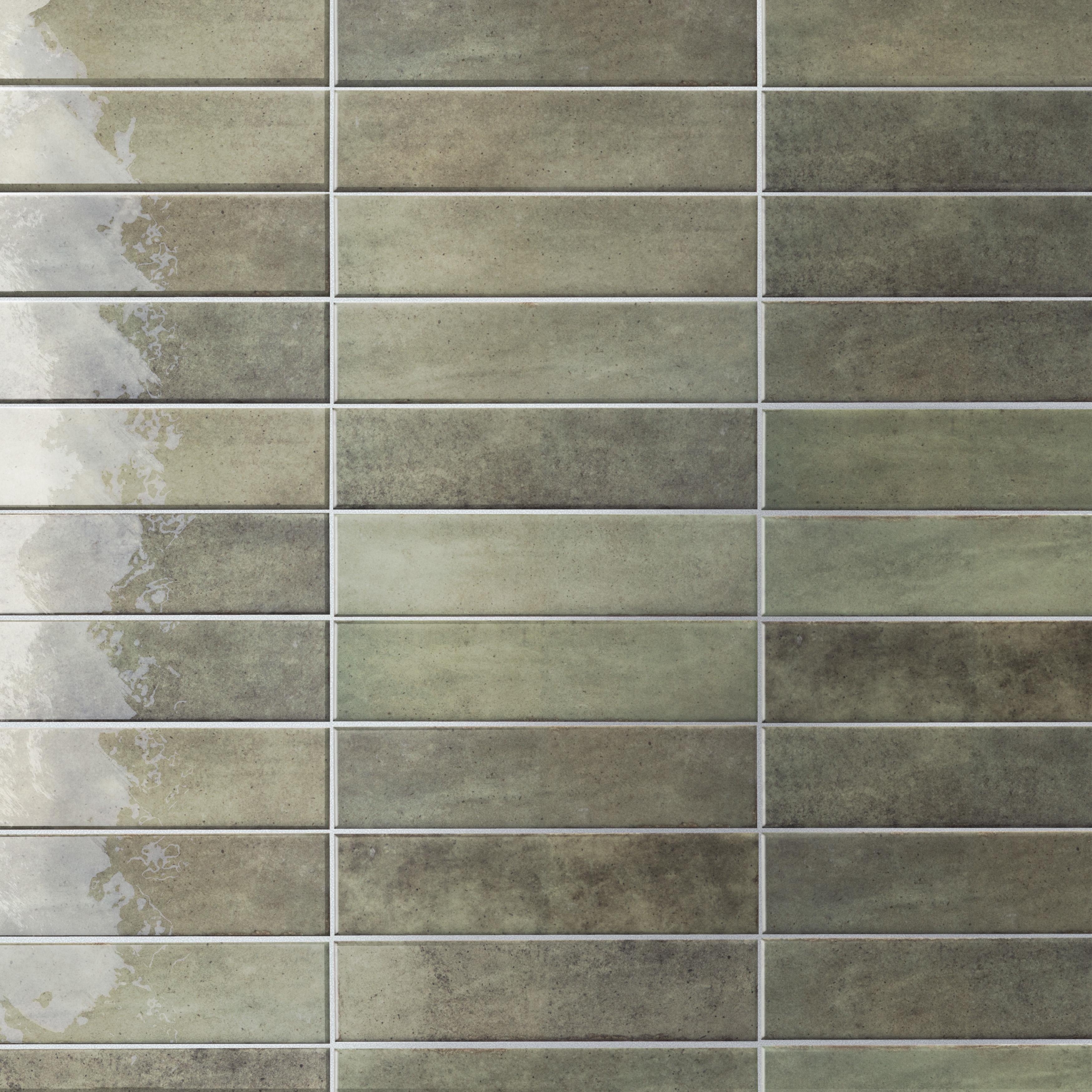 Merola Tile Tribeca Studio Sage Green 2-3/8