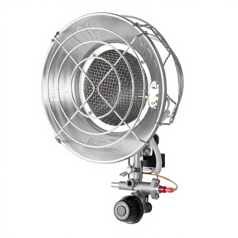 15000 BTU Propane Gas Heater with Stepless Temperature Control - 8.66 x 12.80 x 5.71 inches