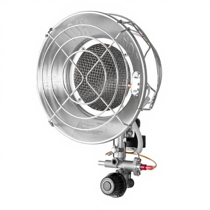 Portable Propane Heater with Rapid Heating and Trolley - 8.66 x 12.80 x 5.71 inches