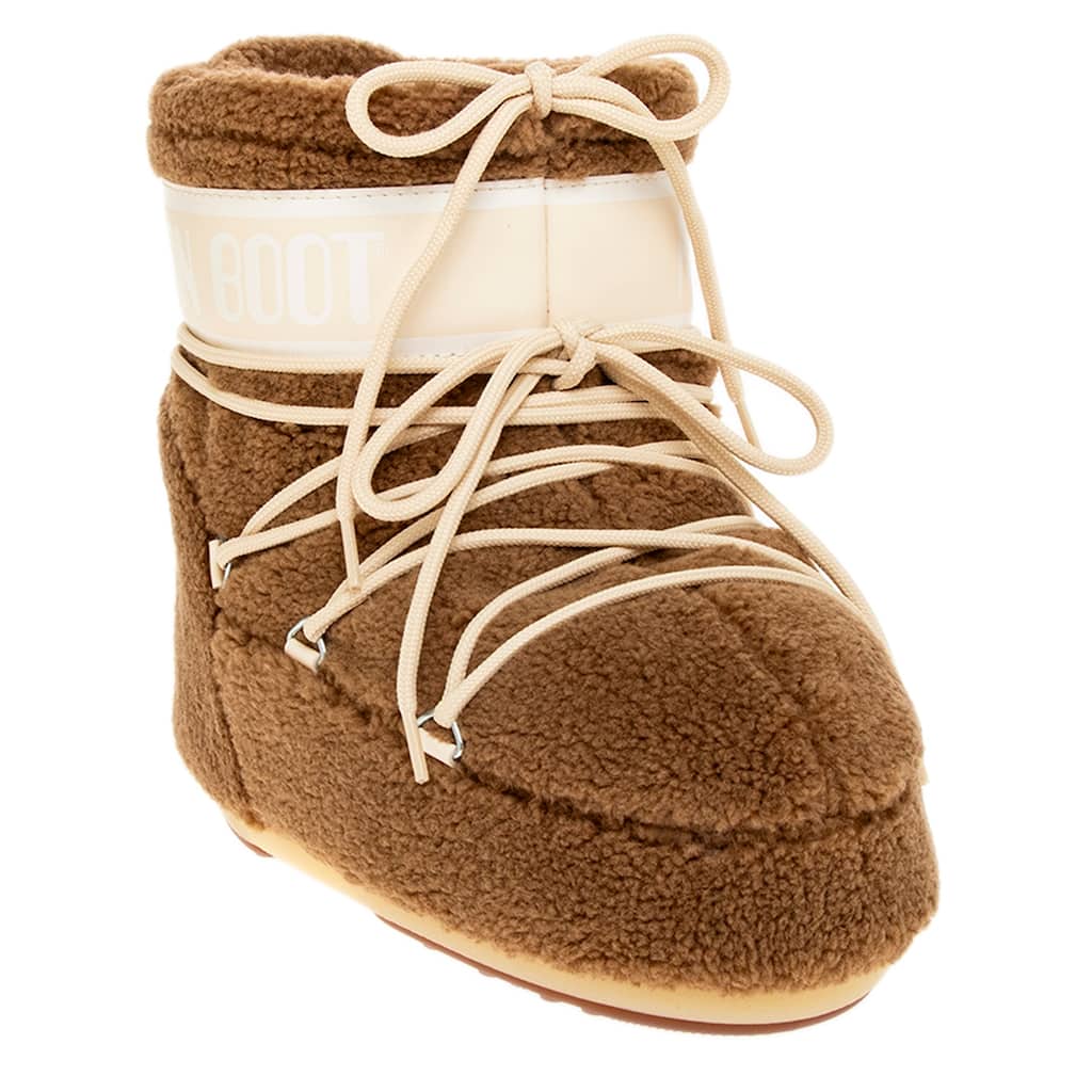Moon Boot Icon Low Fleece Boot - Camel