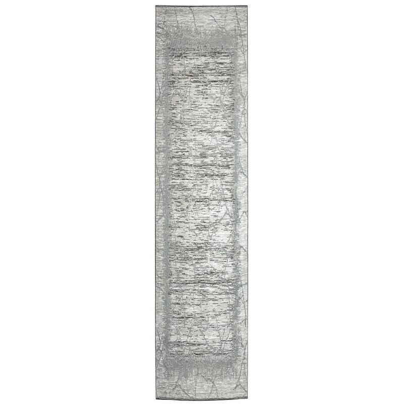 Admire Home Living Sognatore 1229 Transitional Crackled Area Rug