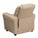 preview thumbnail 12 of 189, Contemporary Kids Recliner with Cup Holder and Headrest - 24"W x 21.5" - 36.5"D x 27"H