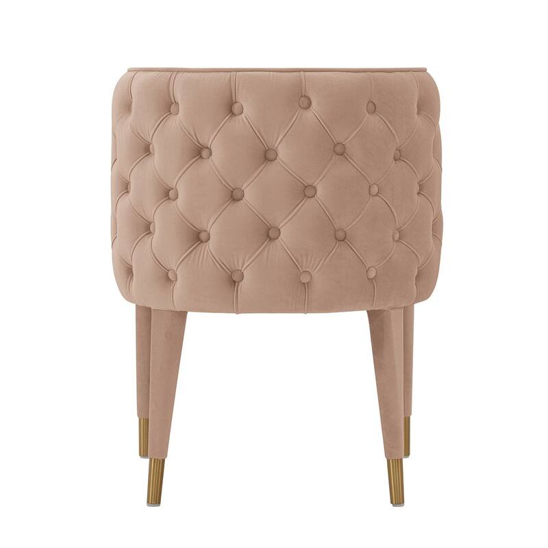 Manhattan Comfort Modern Maya Tufted Velvet Dining Chair