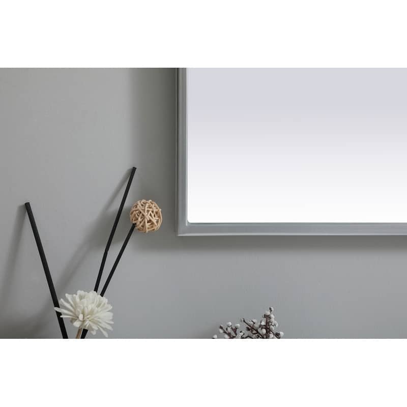 Indigo Home Metal Frame Arch Mirror 27x36 Inch