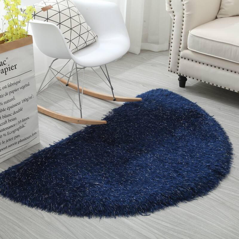 Manhattan Polyester Half Moon Area Rug, 2.5' x 4.5' - 2'5'' X 4'5 ...
