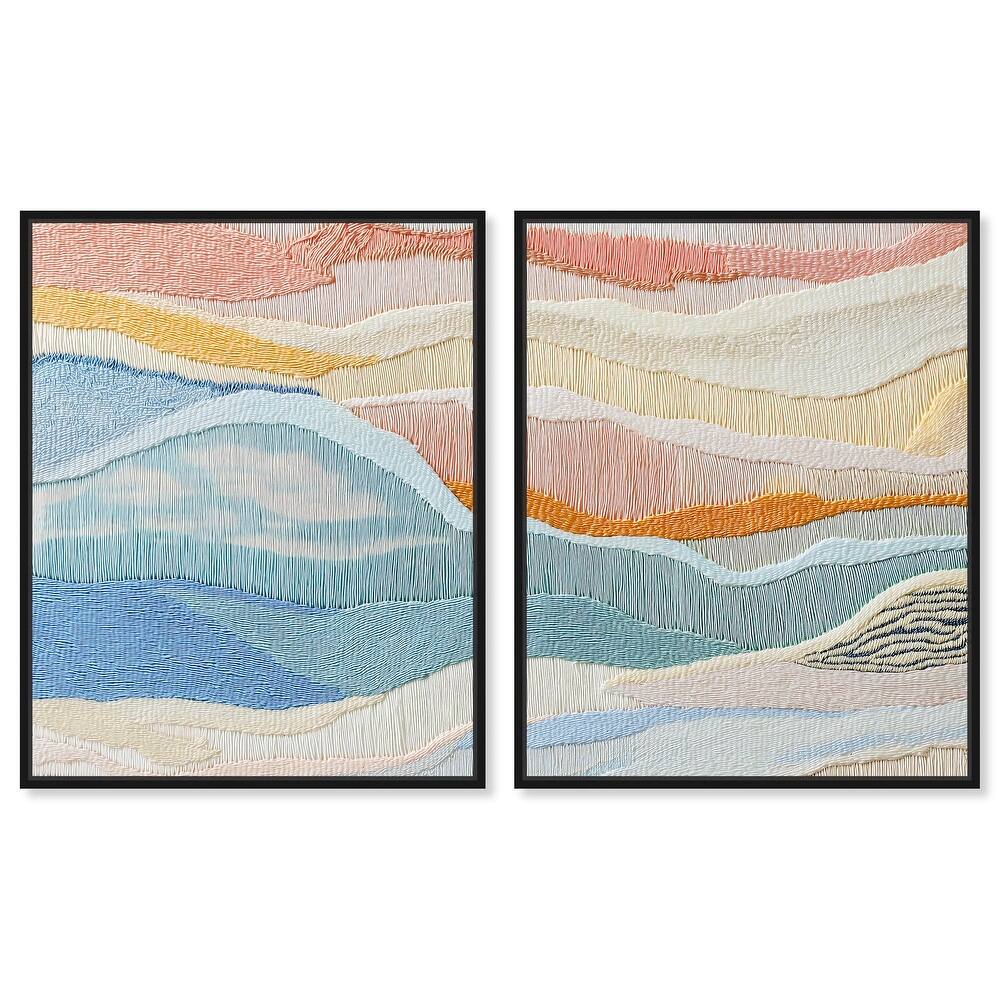 Morning Calm I Canvas Set of 2 by Art Remedy