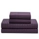 preview thumbnail 60 of 58, Soft Dobby 8-piece Striped Down Alternative Bed-in-a-Bag Set w/ Sheets