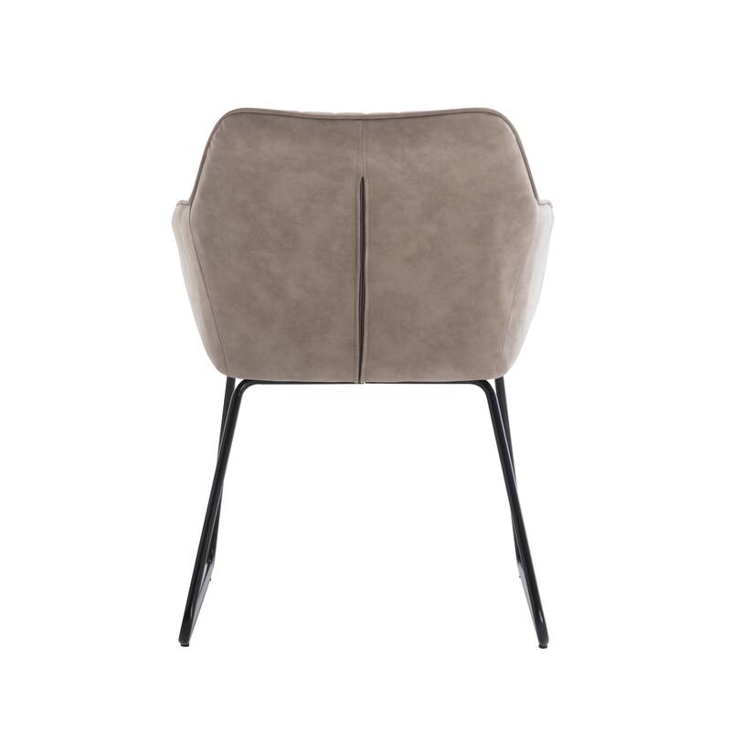 Porthos Home Kylo PU Leather Upholstered Dining Chair with Metal Legs