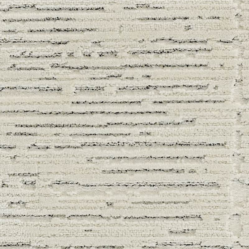 Nourison Ivory Hues Indoor only Cream / Ivory Abstract Area Rug