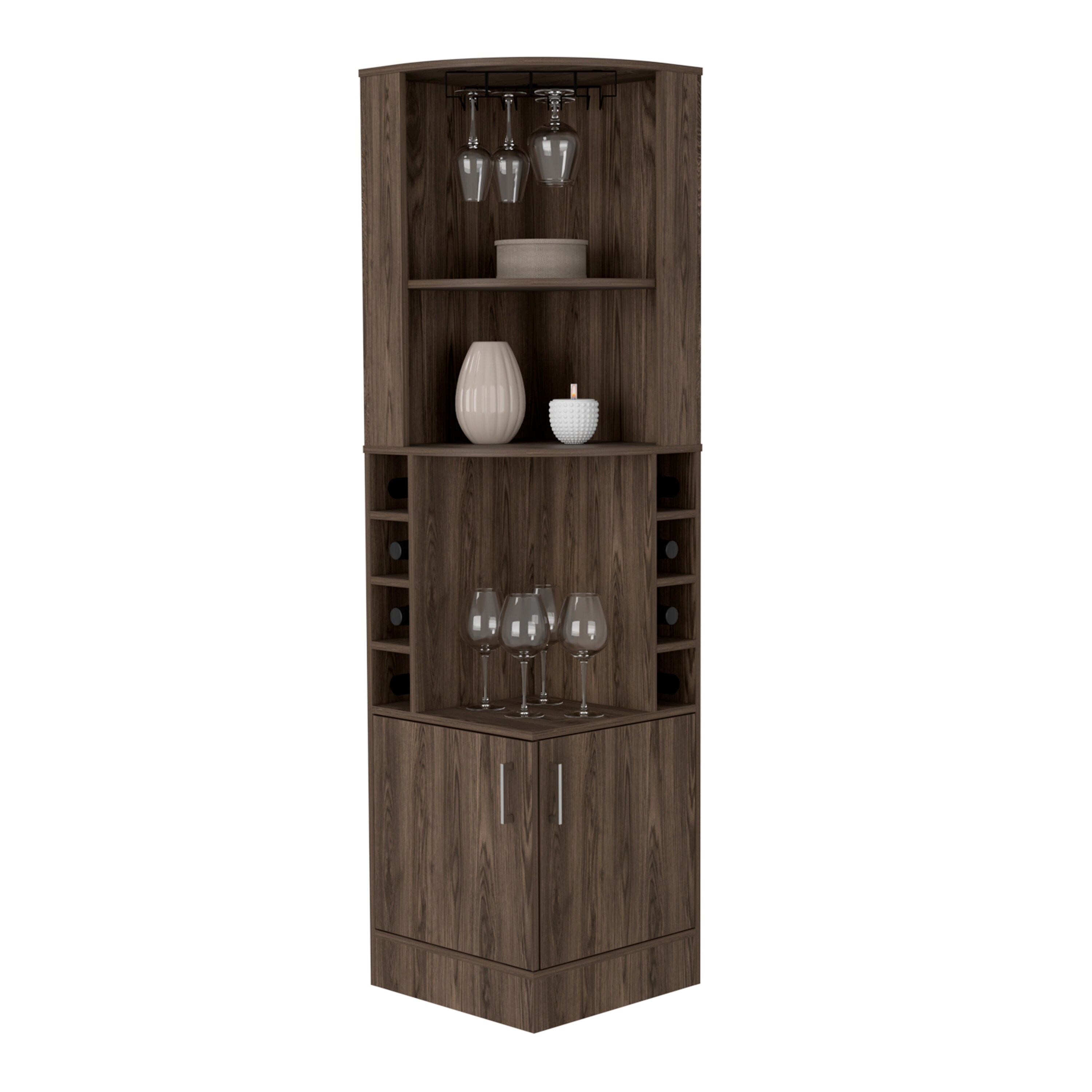 Tuhome syrah corner bar cabinet online