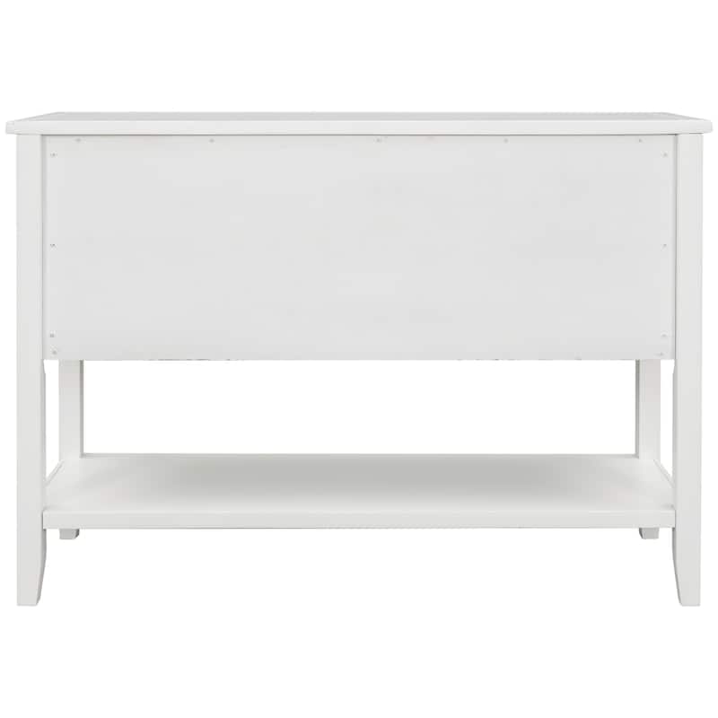 Console Table with Bottom Shelf