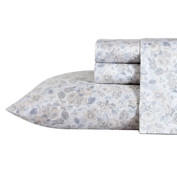 Laura Ashley 300 Thread Count Cotton Bed Sheet Set On Sale Overstock 7324834 Find designer laura ashley sheet sets up to 70% off and get free shipping on orders over $100. laura ashley 300 thread count cotton
