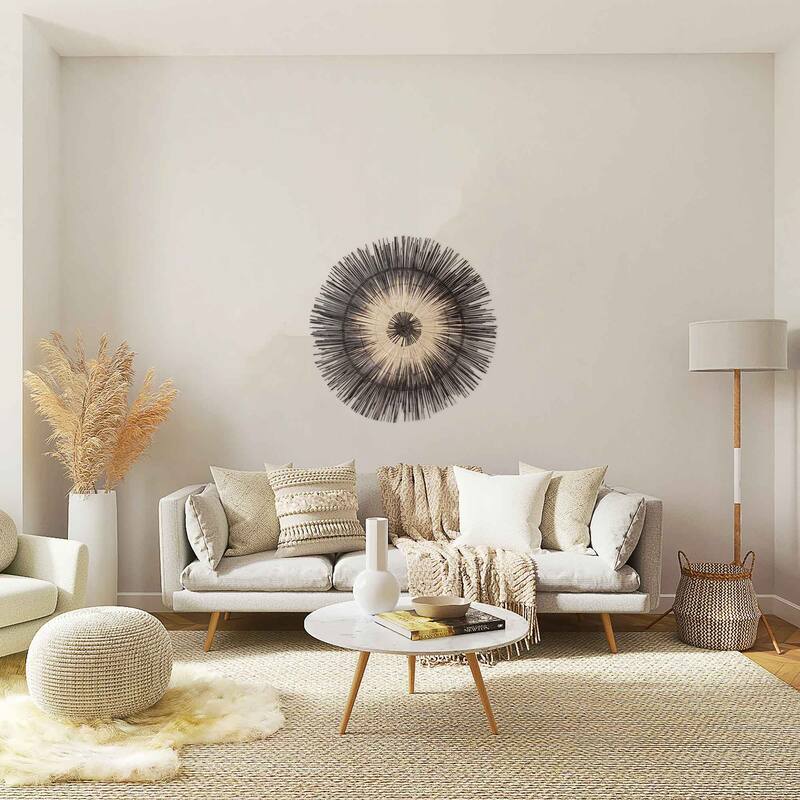 Global Crafts Medium 90cm Sun Circle Wall Decor - N/A