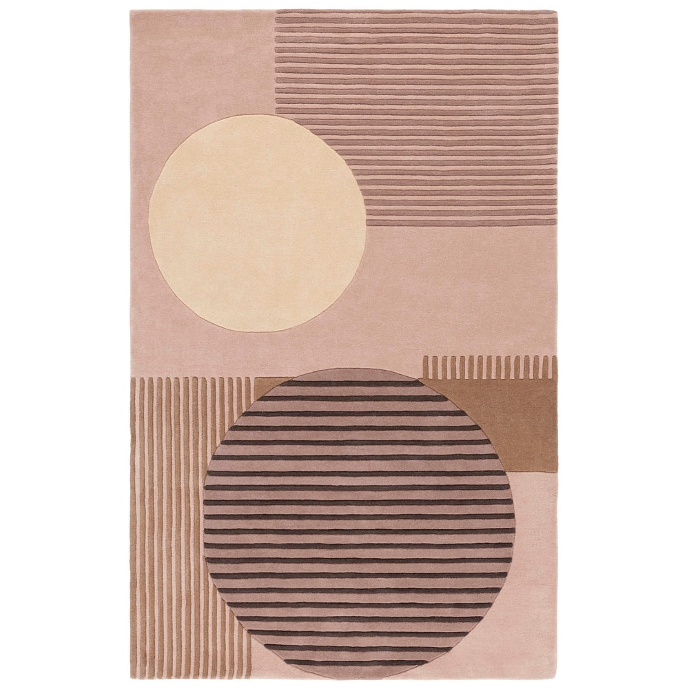 SAFAVIEH Handmade Rodeo Mili Drive Mid-Century Modern Wool Rug