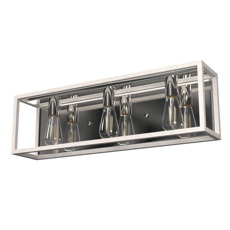 Hunter Squire Manor 3-Light Vanity - Modern Farmhouse, Transitional - Damp Rated!