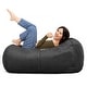 preview thumbnail 35 of 62, Jaxx 4' Lounger Bean Bag Chair Black