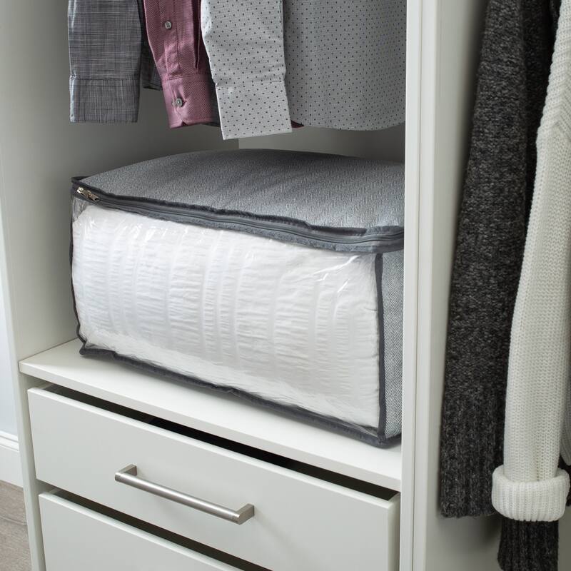 Simplify Blanket Bag in Grey - 24x 18x 12