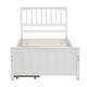 preview thumbnail 15 of 18, Twin Size Platform Bed With Two Drawers