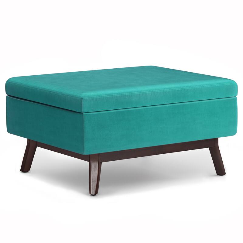 Wyndenhall Ethan Mid-century Modern Rectangular Table Ottoman