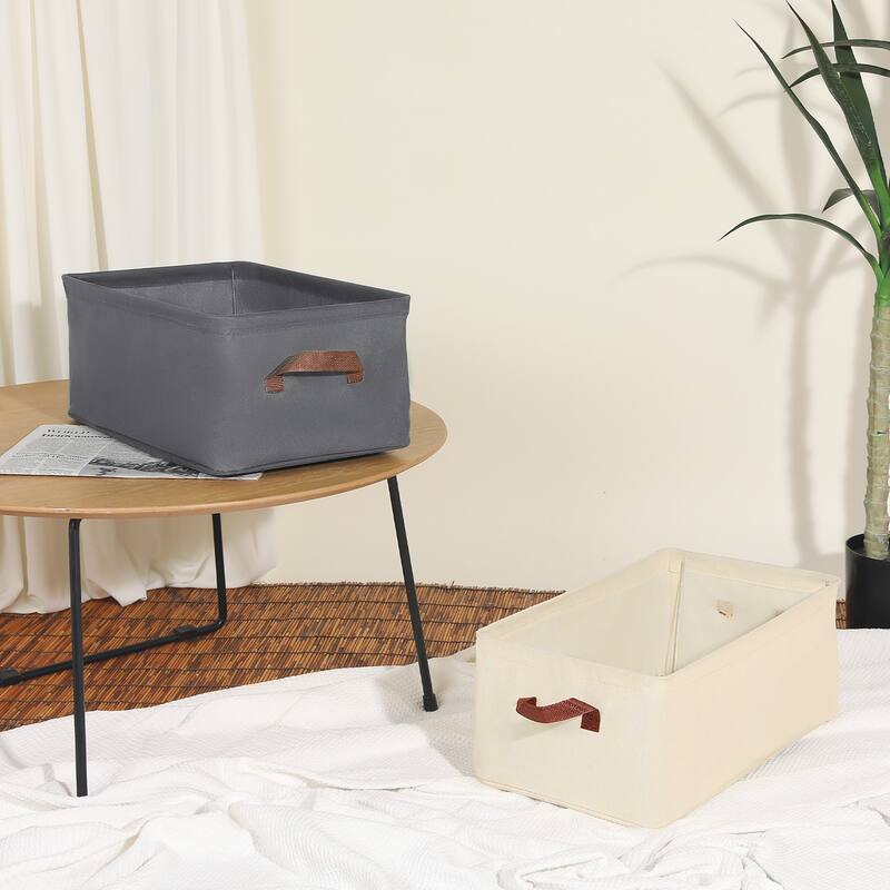 Storage Cube, Fabric Storage Bin with Handles for Shelves Closet, 1 Pack Collapsible Storage Basket for Organizing Clothes Shoes