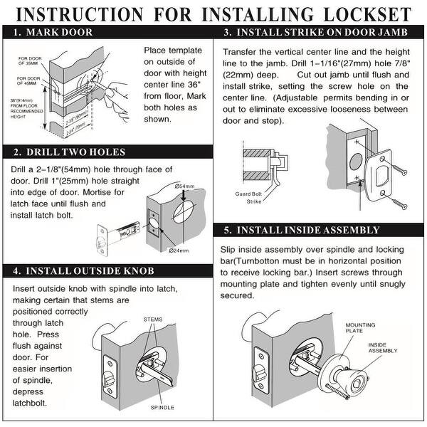 Shop Design House 728725 Terrace Reversible Privacy Door Knob Set