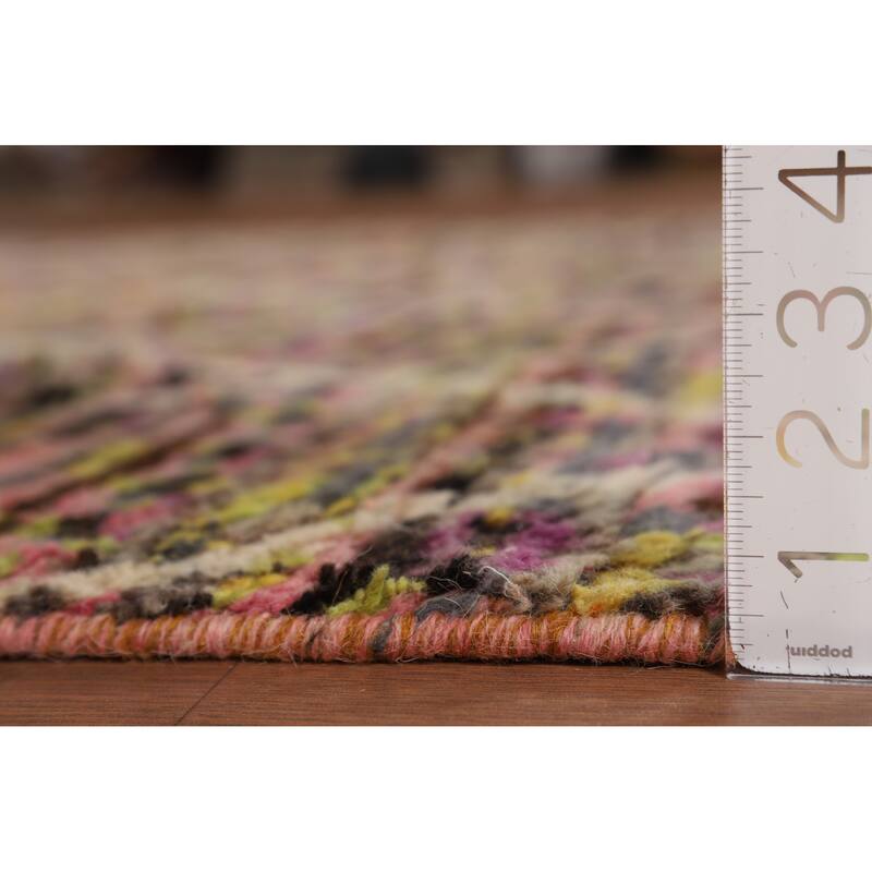 Trellis Plush Moroccan Oriental Area Rug Hand-Knotted Wool Carpet - 6'0" x 9'7"