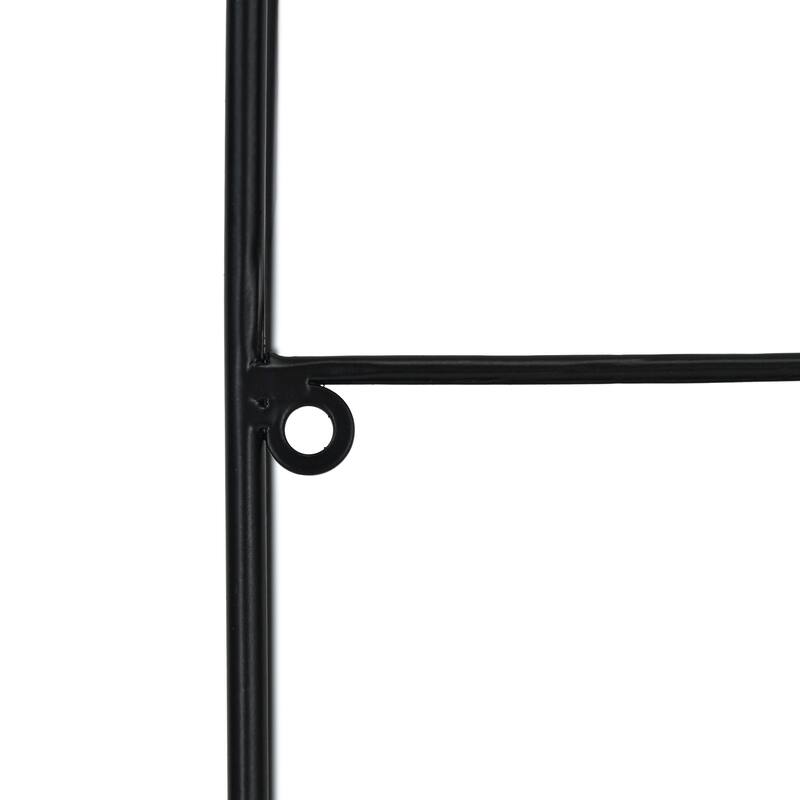 Sophronia Vintage Style 2 Tier Metal Wall Shelf - N/A