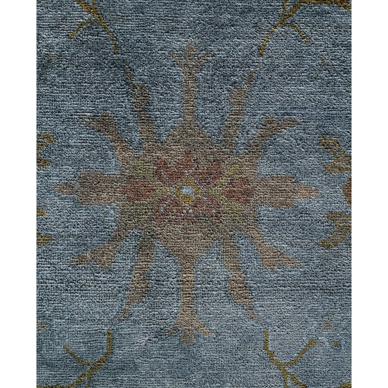 Overdyed One-of-a-Kind Hand-Knotted Area Rug - Gray - 8' 1" x 10' 5"