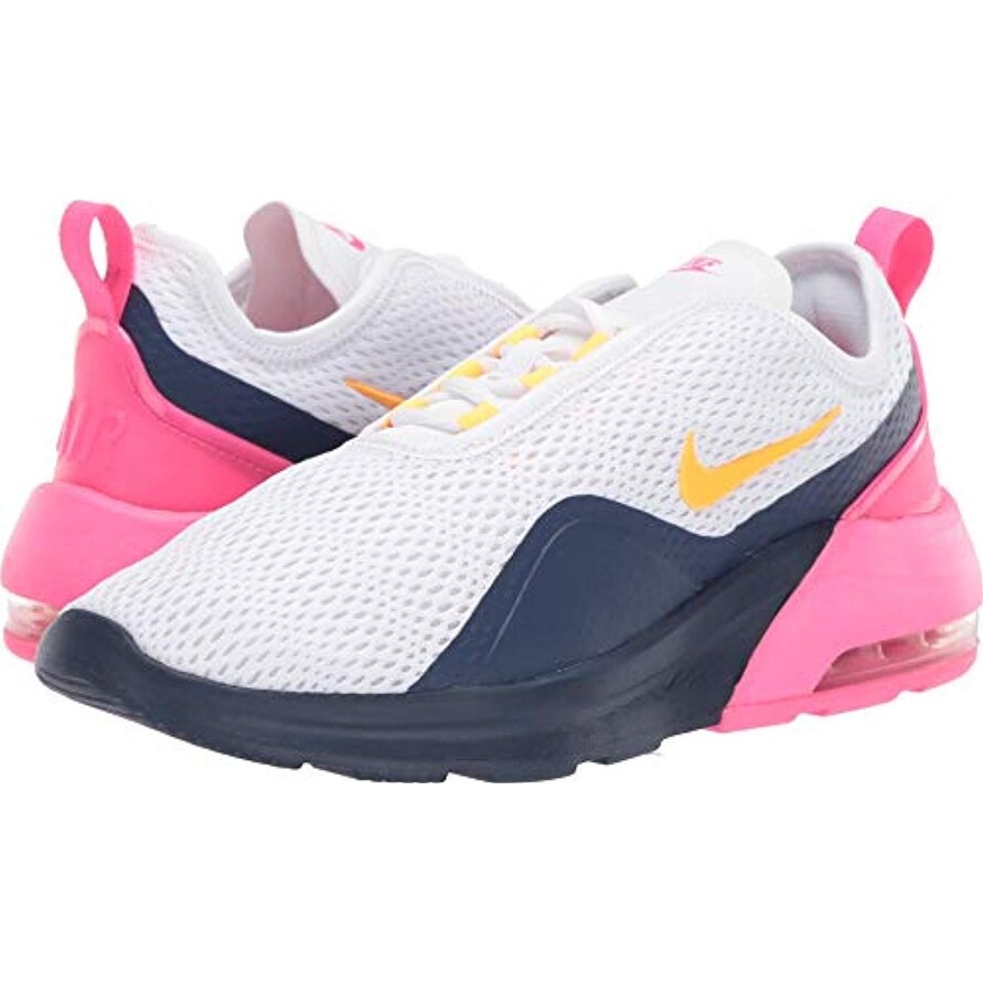 nike air max motion pink and white