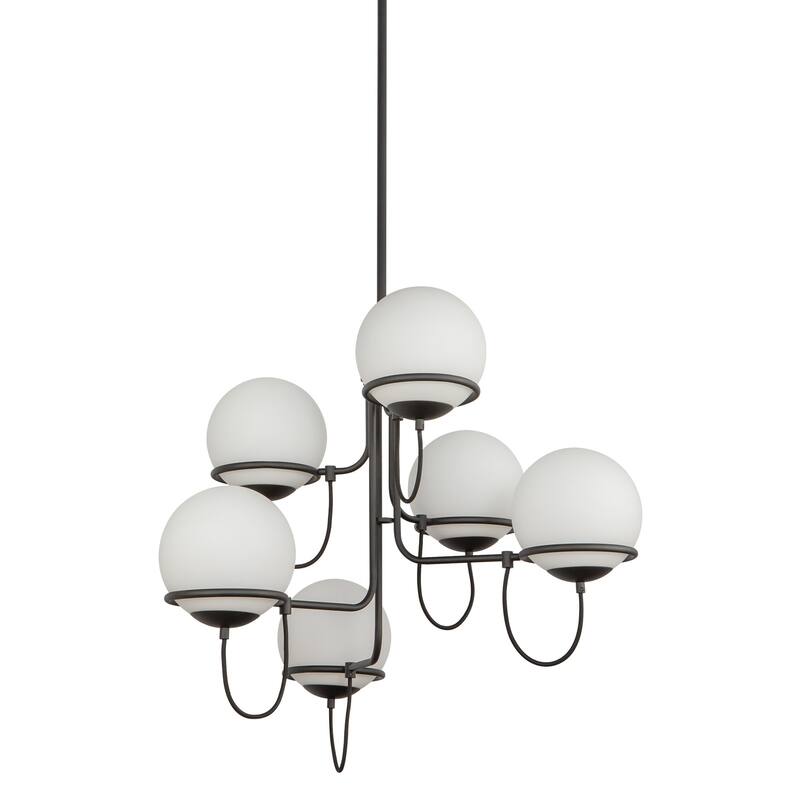 Alora Lighting CH458632 Alba 6 Light 32" Wide Chandelier
