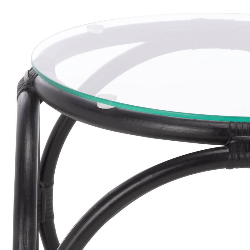 SAFAVIEH Home Alesha Round Accent Table - 17"W x 17"D x 17"H