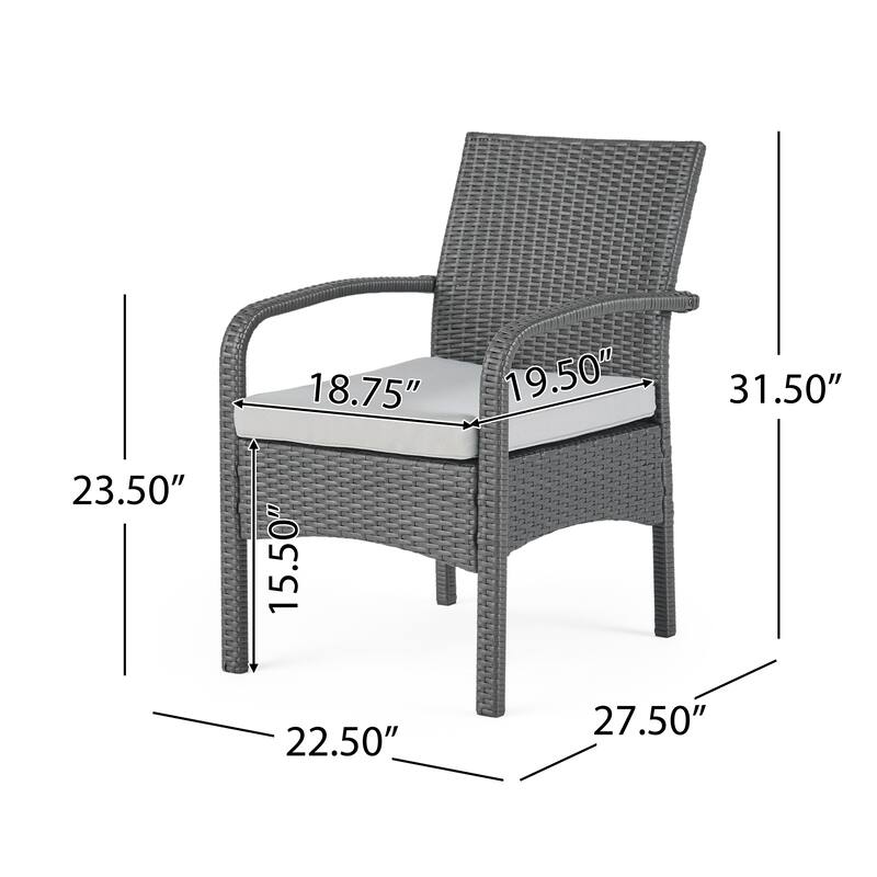 Cordoba Wicker/ Iron 8-piece Outdoor Chat Set with Cushions by Christopher Knight Home