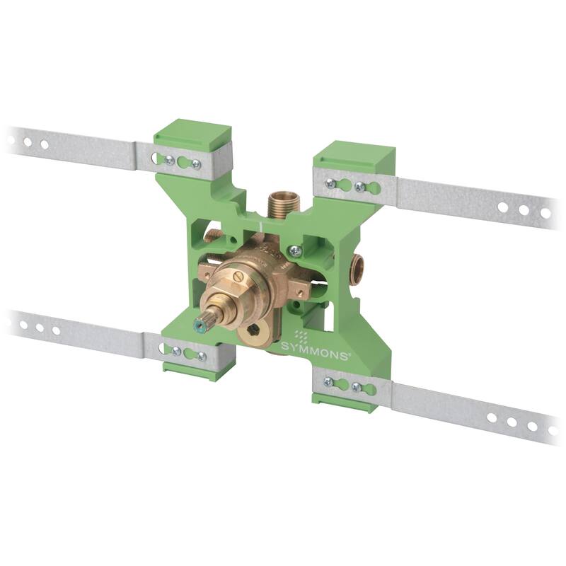 Symmons Temptrol Rapid Install Pressure-Balancing Tub/Shower Valve - Brass