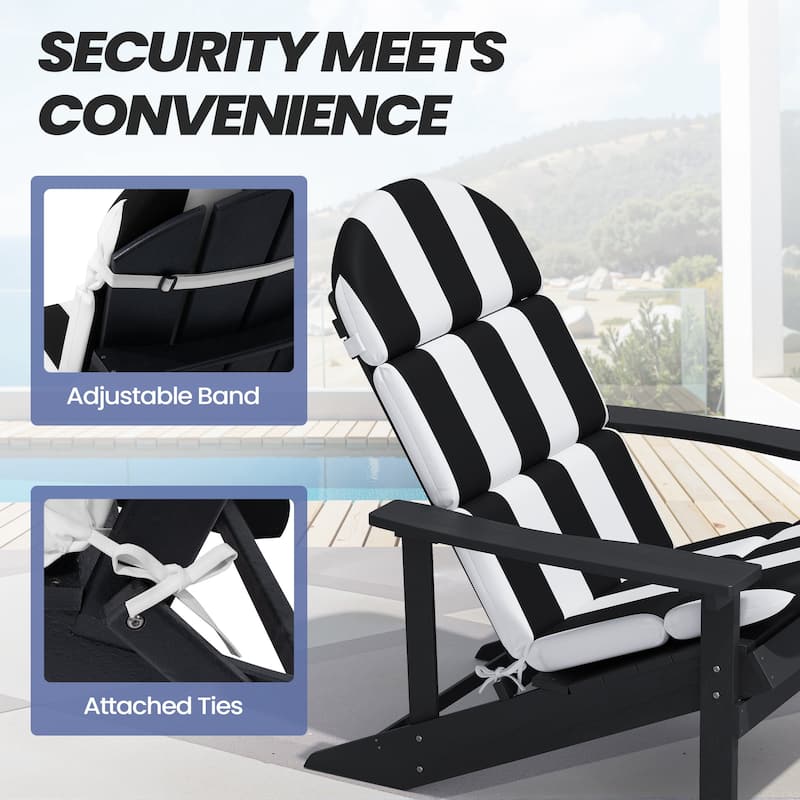 Outdoor Adirondack Chair Cushion Sunbrella / Fabric Patio Chair Pad