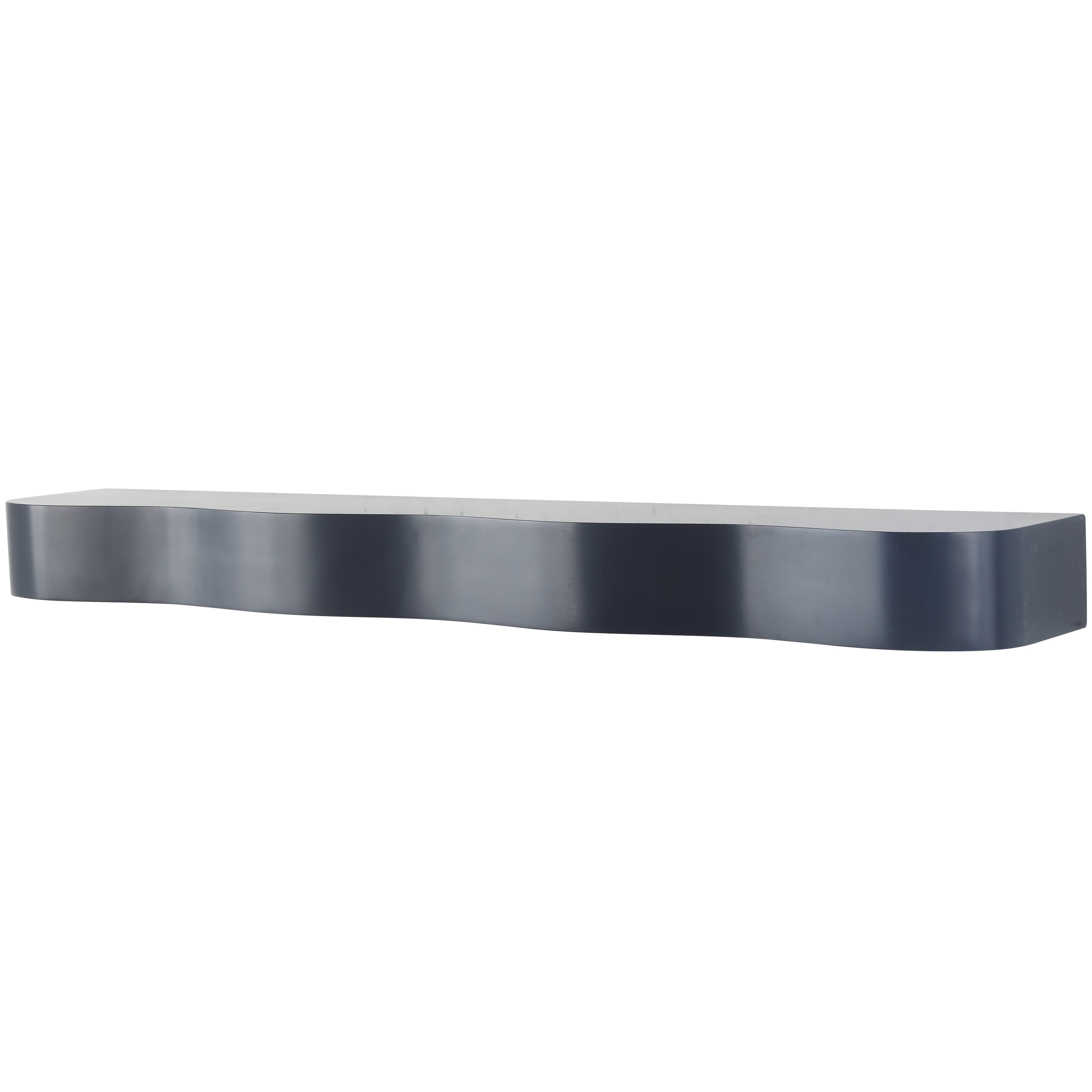 Wood Handmade Wall Shelf - Black or Brown - Roche River Decor