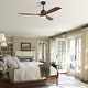 preview thumbnail 13 of 189, Sofucor 42"/48"/ 52"/60"Noiseless Walnut Wood Ceiling Fan with Remote Control, Integrated Light Optional