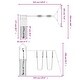 preview thumbnail 4 of 15, vidaXL Swing Set Outdoor Backyard Wooden Playground Equipment for Kids Age 3-8