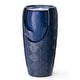 preview thumbnail 89 of 150, Glitzhome Oversized LED Lighted Ceramic Pot Floor Fountains for Outdoor Garden