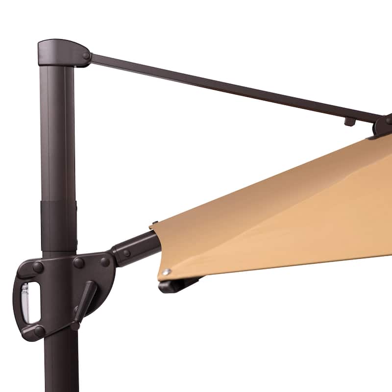 Outdoor Patio Umbrella 9 FT x 11 FT Cantilever-Offset Umbrella