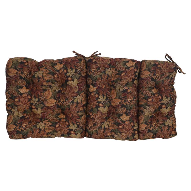 Tapestry Tufted Seat/Back Chair Cushion (Multiple Sizes)