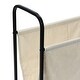 preview thumbnail 3 of 8, Canvas and Metal Log Holder or Magazine Rack - 17.5"L x 9.1"W x 20.0"H