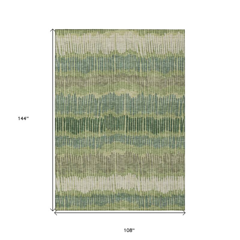 HomeRoots Striped Transitional Rectangle Outdoor Rug