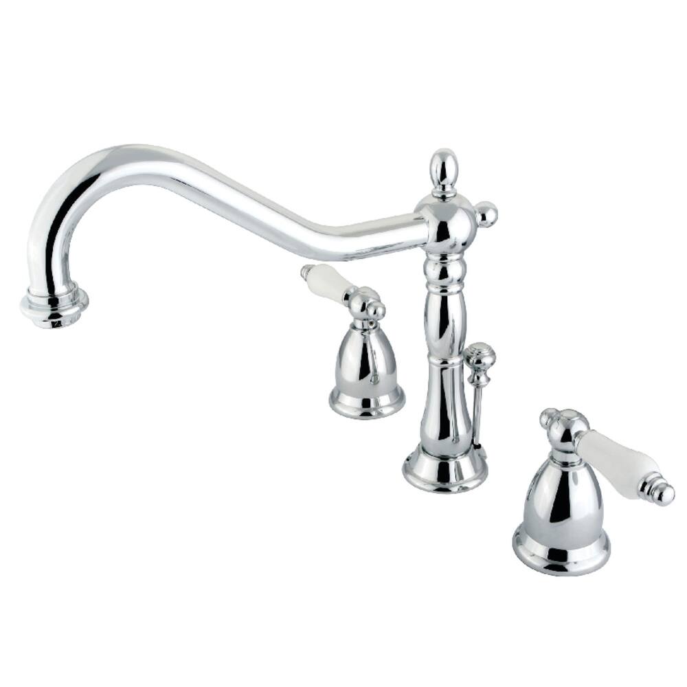 Kingston Brass Heritage 8 in. Widespread Bathroom Faucet in Polished Chrome