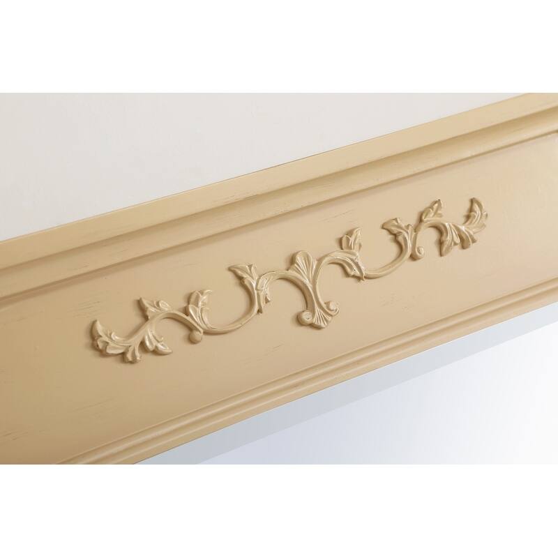 Elegant Lighting Antique Beige Vanity Mirror (22" x 28")