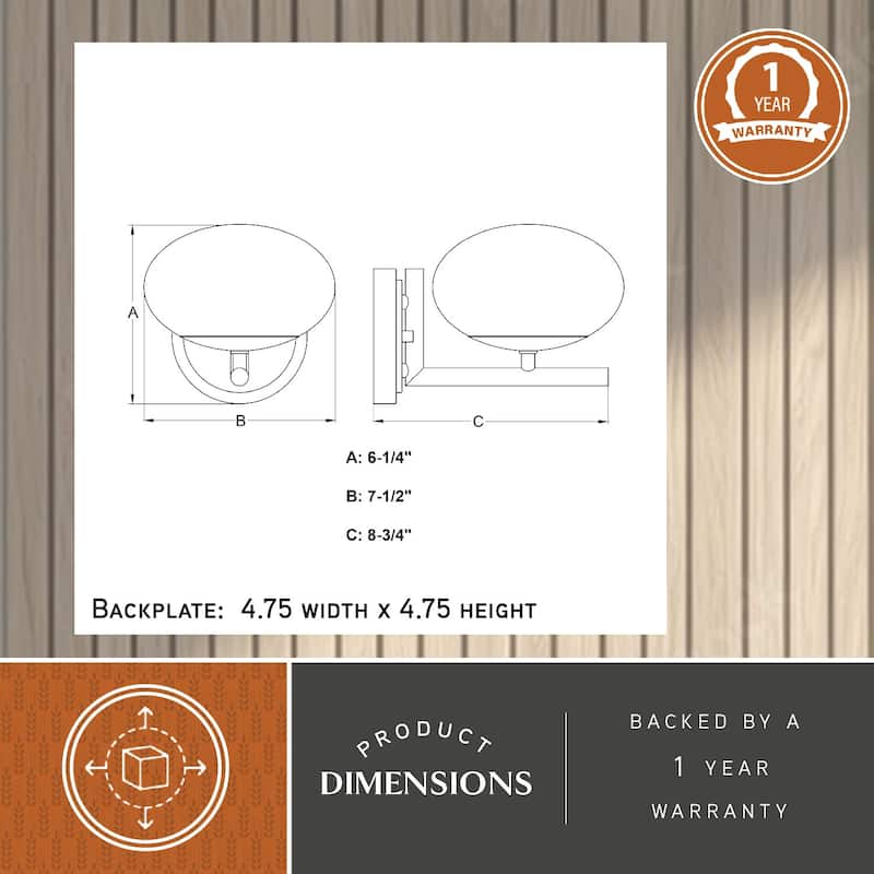 Sloane LED Gold Satin Brass Mid-Century Modern Bathroom Vanity Wall Fixture with White Glass Globes